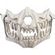 thumbnail image 1 of Tiger Ye Yaksha Dragon God Tengu Black Tortoise,Half Face Skull Scary Mask, 1 of 5