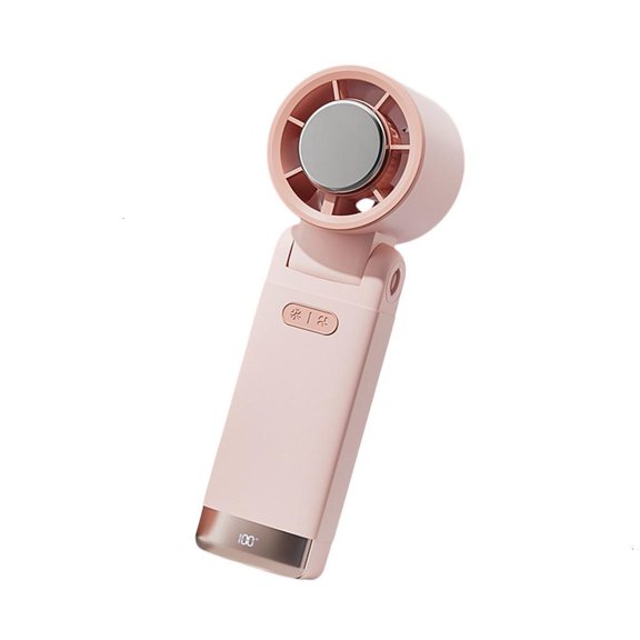 ZELVINN Portable Handheld Fan USB Rechargeable 100 Speeds Quiet Cooling with Cold Compress for Travel Camping Home