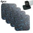 thumbnail image 2 of Bangcool 4PCS Treadmill Shock Absorbing Mat Sound Insulation Rubber Furniture Floor Pad, 2 of 9