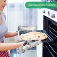 thumbnail image 7 of 2 Pack Pot Holders for Kitchen Heat Resistant Hot Pads Sets for Cooking Baking Ink Wash Style Roses, 7 of 7