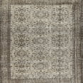 thumbnail image 1 of Ahgly Company Machine Washable Indoor Square Contemporary Brown Area Rugs, 4' Square, 1 of 7