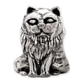 thumbnail image 3 of Birman Cat Charm .925 Sterling Silver Antique Finish Reflection Beads - QRS1272, 3 of 5