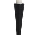 thumbnail image 3 of HomeRoots 608431 13 in. Black Metal Abstract Tabletop Candle Holder, 3 of 5