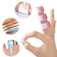 thumbnail image 1 of BotaniNest Adjustable Finger Splint 3 Straps For Trigger Finger Broken Finger Support Fits Index Middle Ring Finger Rainbow Gradient Trigger Finger Splint Finger Splints, 1 of 5