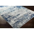 thumbnail image 5 of Mark&Day Area Rugs, 8x10 Bornwird Modern Abstract Marble Dark Blue Area Rug, White Dark Blue Marble Swirl Carpet for Living Room, Bedroom or Kitchen (7'10" x 10'3"), 5 of 7