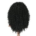thumbnail image 2 of Lizheee Front Wigs For Black Women Long Curly Hair 56cm Afro Heat Hair Wigs Hair Comb, 2 of 5