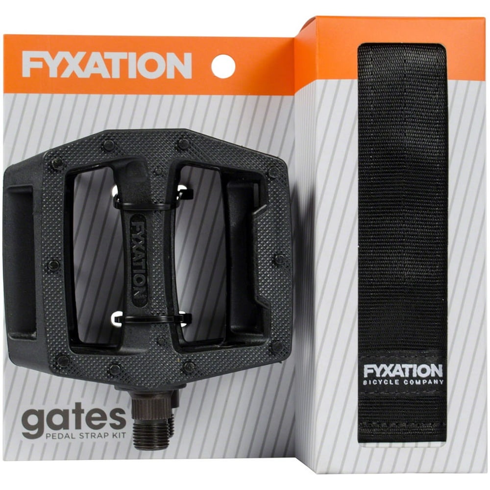 Fyxation Gates Pedal Strap Kit Black