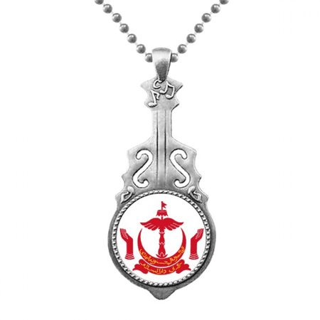 Bandar Seri Begawan Brunei National Emblem Pendant Jewelry Music Guitar Torque Hangtag