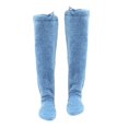 thumbnail image 4 of Calcetines hasta la , calentadores de piernas súper suaves para el hogar, hombres, mujeres, dormitorio, cama Azul, 4 of 8
