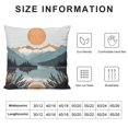 thumbnail image 5 of Pratyus Mountain Lake Trees Square Pillow Cover Case for Cushions Sofa Bed Outdoor Decoration 1PC 24x24in, 5 of 5