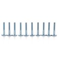 thumbnail image 1 of 10 PCS Flat Head Screws, Stainless Steel Fillister Head Machine Screw With Fully Threaded For Home Industrial, 1 of 8