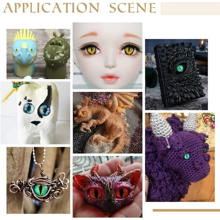  100pcs Sew On Black Button Eyes Sewing Eye for DIY Puppet Doll  Stuffed Animal Eyes Knitting & Crochet Amigurumi Crafts