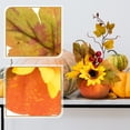 thumbnail image 4 of Shisuyan Halloween Table Pumpkin Centerpiece Yellow 1Pack 6.3X5.5In, 4 of 8