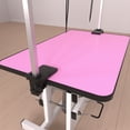 thumbnail image 4 of Demi Bonn 42" Heavy Duty Electric Lifting Pet Dog Grooming Table for Large Dogs with "H" Arm, Anti-Skid Rubber Desktop and Powerful Motor, Pink, 4 of 10