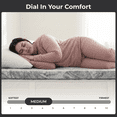 thumbnail image 6 of Mossy Oak 3" Adaptive Memory Foam Mattress Topper, Cooling Gel, Extend the Life of Your Mattress, Soft, Queen, 6 of 7
