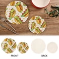 thumbnail image 4 of Hot Dogs Dragons Trivet Mats Pot Holders Cotton Woven Non-Slip Heat Resistant for Hot Pots Pans Pats for Cooking Baking Set of 2, 4 of 7