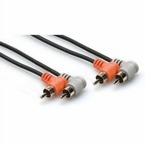 Hosa CRA-201RR Dual RCA-RCA Right Angle 3 Foot Cable