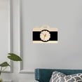 thumbnail image 5 of deevoka Wall Clock Cartoon Camera Shape Bedroom Clock for Bathroom Desktop Classroom Black, 5 of 7
