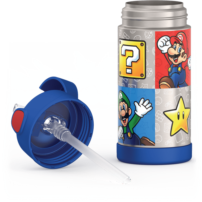 450ML Super Mario Bros Thermos Mug Anime Stainless Steel 350ML Water Bottle  for Kid Outdoor Sports Large Capacity Water Cup Gift - AliExpress