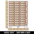 thumbnail image 2 of 100% Percent Teacher Student School Sticker Set - Brown - Matte Finish - 1.5" Small, 2 of 7