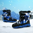 thumbnail image 2 of Stepedia Kids Snow Boots Boys Waterproof Anti-Slip Outdoor Warm Mid Calf Faux Fur Lining Insulated Winter Shoes, 2 of 7