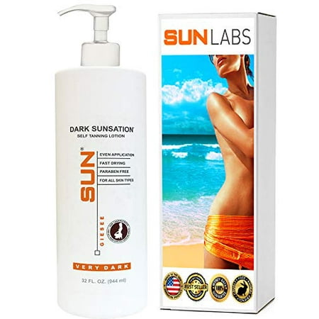 Sun Labs Self-Tanning Lotion, 32 oz., Dark Sunsation