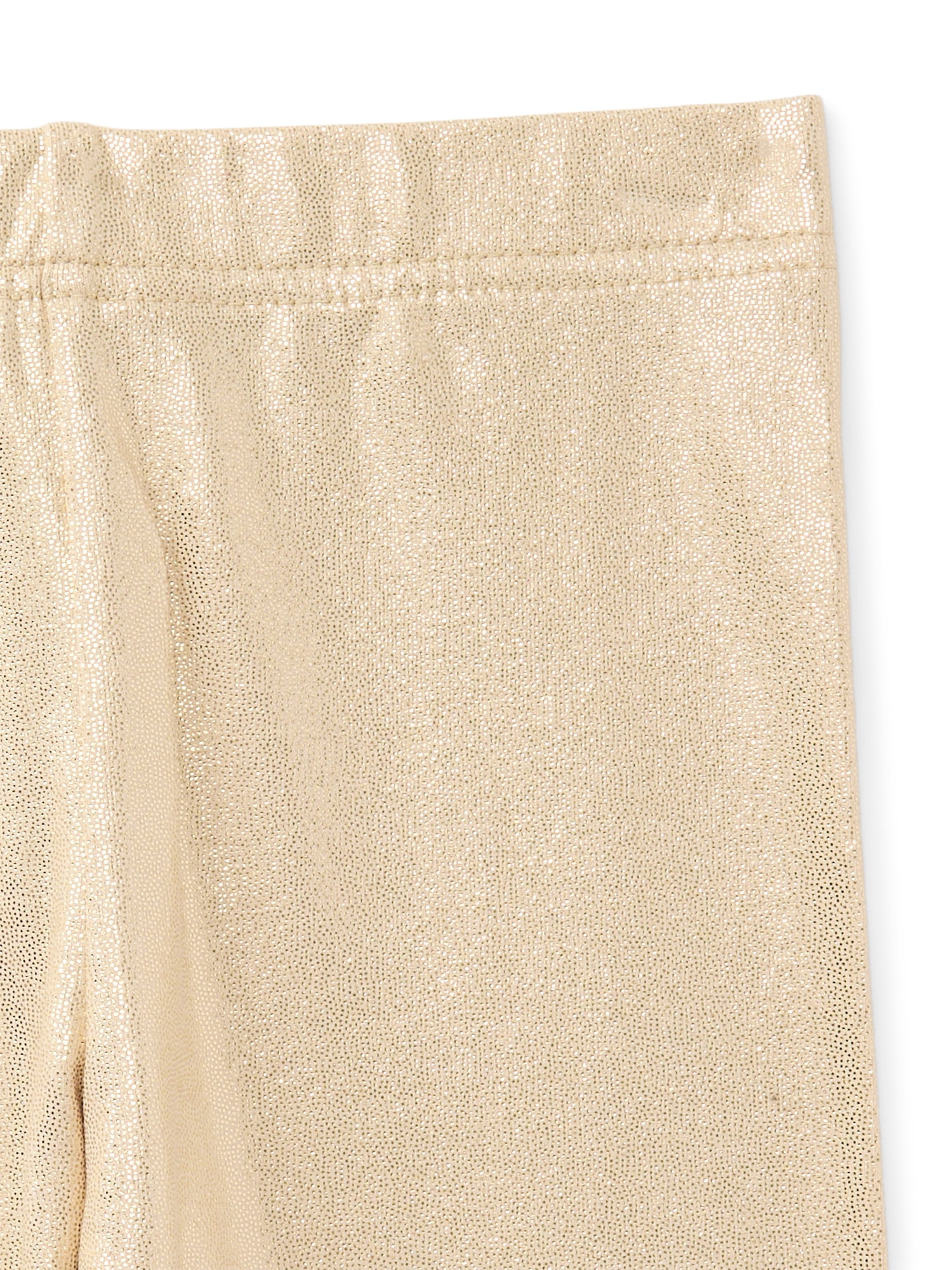 Wonder Nation Little Girls Ruffle Sweatshirt and Legging Outfit Set, Sizes 4-10