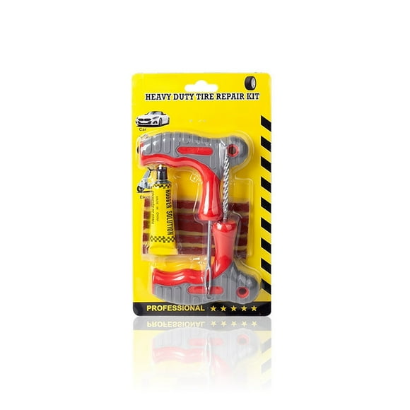 Chmadoxn 4-pcs Universal Tire Repair Tool Vacuum Tire Repair Tool Motorcycle Vehicle Repair Tire Repair Kit Car Tire Repair Tool Tire Repair Products