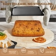 thumbnail image 6 of HONGBAKE 10-Piece Nonstick Carbon Steel Bakeware Set, Baking Sheet Set, Baking Pans, Cake & Loaf Pans, Muffin Pan, Grey, 6 of 8