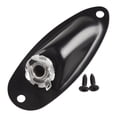 thumbnail image 3 of Mosiee Guitar Parts Jack Socket With Screws Accessories Boat Shaped Electric Guitar Fd Socket For Strat Style Jack Plate, 3 of 9