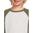 thumbnail image 4 of Garanimals Toddler Boy Long Sleeve Raglan T-Shirt, Sizes 12M-5T, 4 of 5