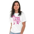 thumbnail image 4 of Breast Cancer Fight Like Betty Boop Women's Graphic T Shirt Tees Brisco Brands 2X, 4 of 5