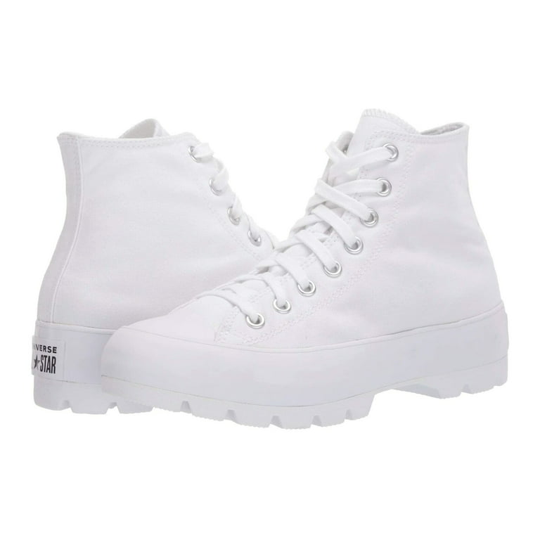 LUGGED HI Platform Sneaker High Top Chuck Taylor ALL Star (White,10.5) - Walmart.com