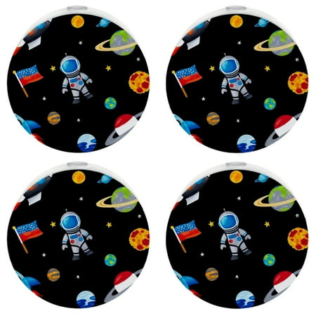 

YZUOUZY Lamp for Bedroom LED Lamp 4 Pack Asteroids Planets Spaceships