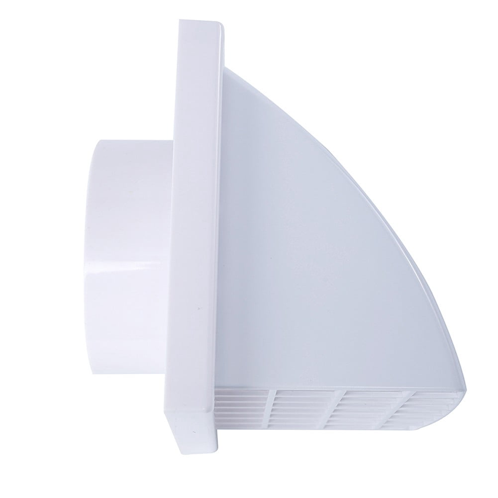 ABS Exterior Wall Ventilation Grille Range Hood Duct Air Outlet With Valve