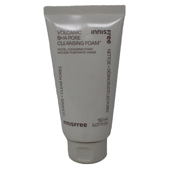 innisfree Volcanic BHA Pore Cleansing Foam with Salicylic Acid, Sulfate Free, Exfoliating Korean Cleansing Foam