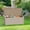 Brown, variant on 100 Gallon Lockable Resin Deck Box, Waterproof & UV-Resistant Outdoor Storage Box , Black