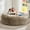 Brown, variant on Hobestluk 6FT Bean Bag Chair Bean Bag Chairs for Adults Giant Bean Chairs with Velvet Cover, Memory Foam BeanBag Chair Fluffy BeanBag Chairs for Living Room, Bedroom- Black (70" x 70" x 15")