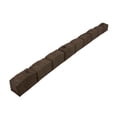 thumbnail image 1 of EzBorder Recycled Rubber Fence Border – 6"x48", 2-Pack, Earth Tone, 1 of 3