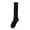 Black, variant on Fgnfyis Winter Cozy Stocking for Lady Striped Candy Colored Coral Velvet Thick Warm Floor Socks Short Ankle Socks Hot Pink One Size
