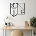 thumbnail image 4 of LaModaHome Exclusive Geometric Design Metal Wall Art Decor – Durable & Artistic Metal Wall Art for Home and Office Decor, Perfect for Any Interior Design Aesthetic, 4 of 5