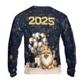 thumbnail image 2 of Happy New Year Pomeranian Welcome 2025 Balloon Firework Party All Over Print 3D Sweatshirt Unisex Merch Pom Dog Lover Gifts - 01014, 2 of 6
