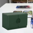 thumbnail image 1 of Caja de baraja de cartas coleccionables, tarjeta TCG para más de 160 cartas, juguete de cartas de recolección con deflector Verde, 1 of 8
