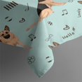 thumbnail image 3 of German Shepherd Dog and Music Rectangle Tablecloth 60"x84",Waterproof Polyester Rectangle Table Cloth, Wipeable Spillproof Polyester Tablecloth for Dining, Camping, Indoor and Outdoor, 3 of 5