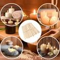 thumbnail image 6 of 100PCs Single-Hole Wooden Candle Wick Holders 4.5 Inch for DIY Candle Making, 6 of 6