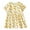 Yellow, variant on LUOGENLI Dress Toddler Girls Short Sleeve Fruits Prints Princess Dress Dance Party Dresses Clothes Maxi Dress for Girls Summer White Yellow 0-6 Months