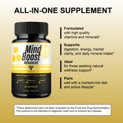 (5 Pack) Mind Boost Premium Nootropic Supplement, MindBoost Pills (300 Capsules)