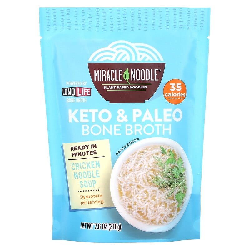 Miracle Noodle Bone Broth Noodle Soup Chicken 7.6 oz