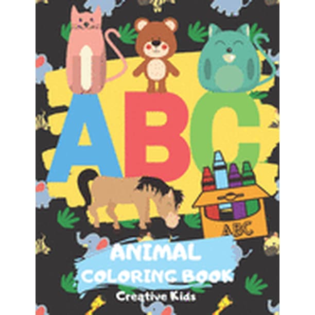 Download Abc Animal Coloring Book A Fun Game For 3 8 Year Old Picture For Toddlers Grown Ups Letters Shapes Color Animals 8 5 X 11 29 Pages Paperback Walmart Com Walmart Com