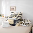 thumbnail image 6 of Manfei Toy Train 7pcs Queen Bedding,Vintage Railway Bedding Comforter Set Queen,Navy Blue,Reversible, 6 of 7